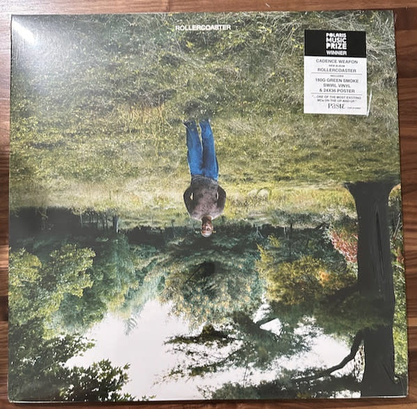 Cadence Weapon - Rollercoaster LP (2024), Green Smoke Swirl