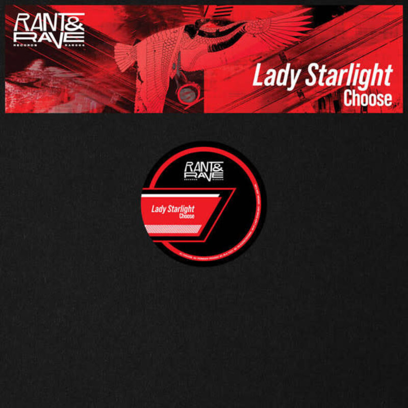 Lady Starlight - Choose EP 12" (2024 Rant & Rave Records), Red Marbled Vinyl