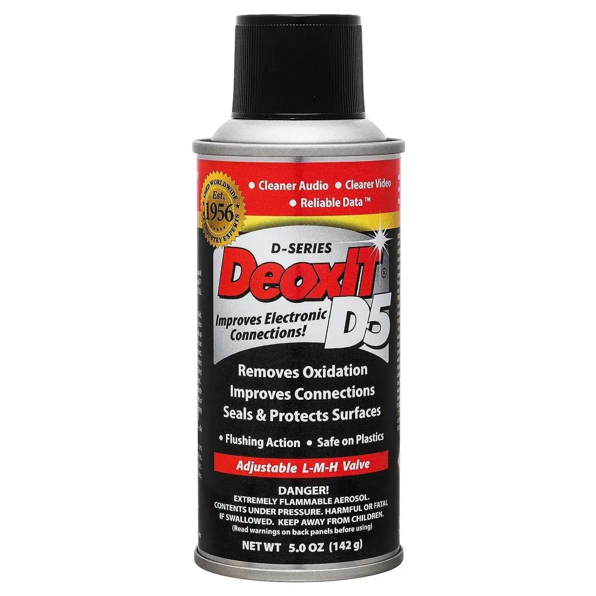 HOSA HOSA [D5S-6] CAIG DeoxIT Contact Treatment Cleaner, 5%Spray, D5S-6, 5OZ
