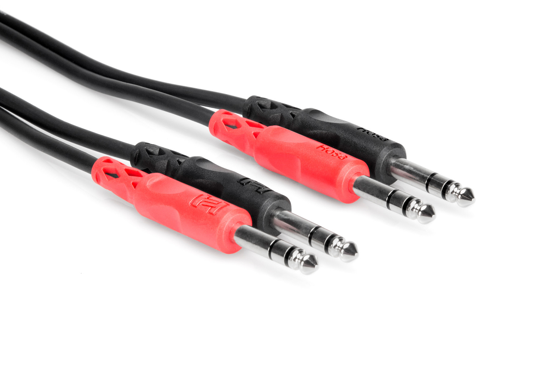 HOSA [CSS-202] DUAL 1/4 in TRS to DUAL 1/4 Stereo Interconnect Cable *2m*