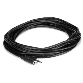 HOSA [MHE-110] Headphone Extension Cable - FEMALE 3.5mm TRS (AUX) to MALE 3.5mm TRS (AUX), 10ft.