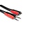 HOSA [CPR-202] Stereo Interconnect Cable Dual 1/4" TS to Dual RCA *2m*