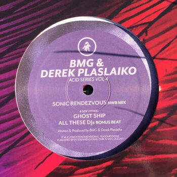 BMG & Derek Plaslaiko – Acid Series Vol 4 12" (2018. Interdimensional Transmissions)