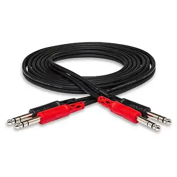 HOSA [CSS-203] Dual TRS 1/4" to SAME (QUARTER DUAL to SAME) *3m*