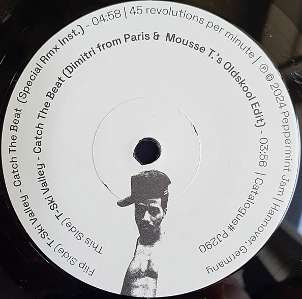 T-Ski Valley – Catch The Beat (Dimitri From Paris & Mousse T.'s Oldskool Edit) 7" (2024, Peppermint Jam)