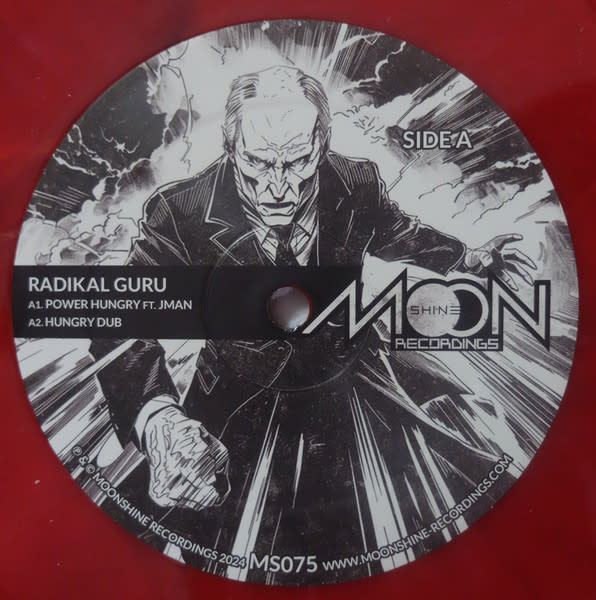 Radikal Guru – Power Hungry EP 12" (2024, Moonshine Recordings)