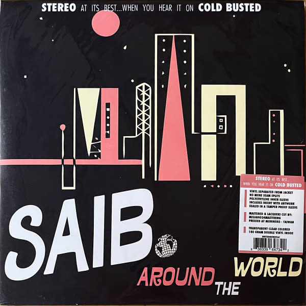 Saib. – Around The World 2LP (2024 Reissue, Clear Vinyl, Cold Busted)