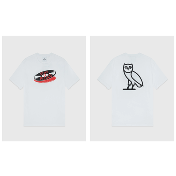 OVO (October's Very Own) X Play De Record T-Shirt [Colour Print on White Shirt]