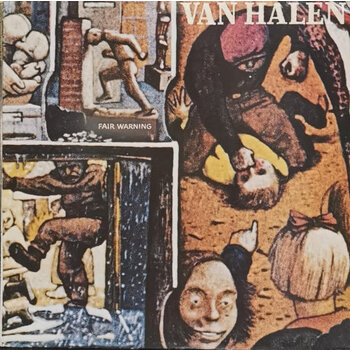 (VINTAGE) Van Halen - Fair Warning LP [Cover,Disc:VG] (1981,Canada)