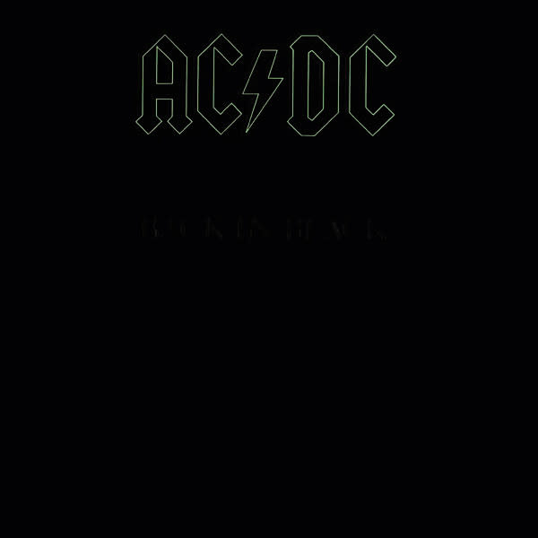 (VINTAGE) AC/DC - Back In Black LP [Cover:VG,Disc:NM] (1980,Greece)