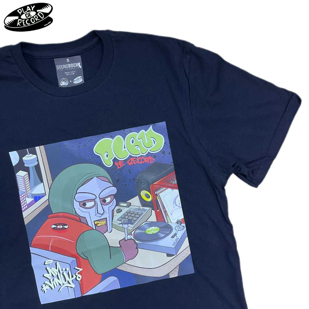 SoundRock x Play De Record *Mm..Vinyl" T-Shirt [BLACK]