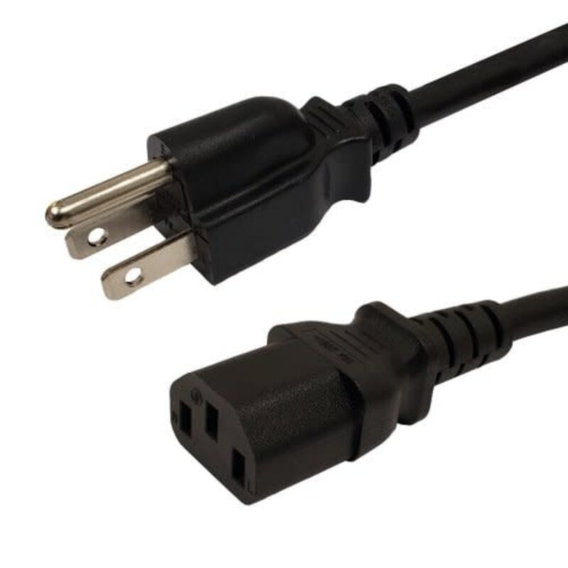 Multi-Purpose POWER CORD 6FT for Speakers, Mixers, Turntables