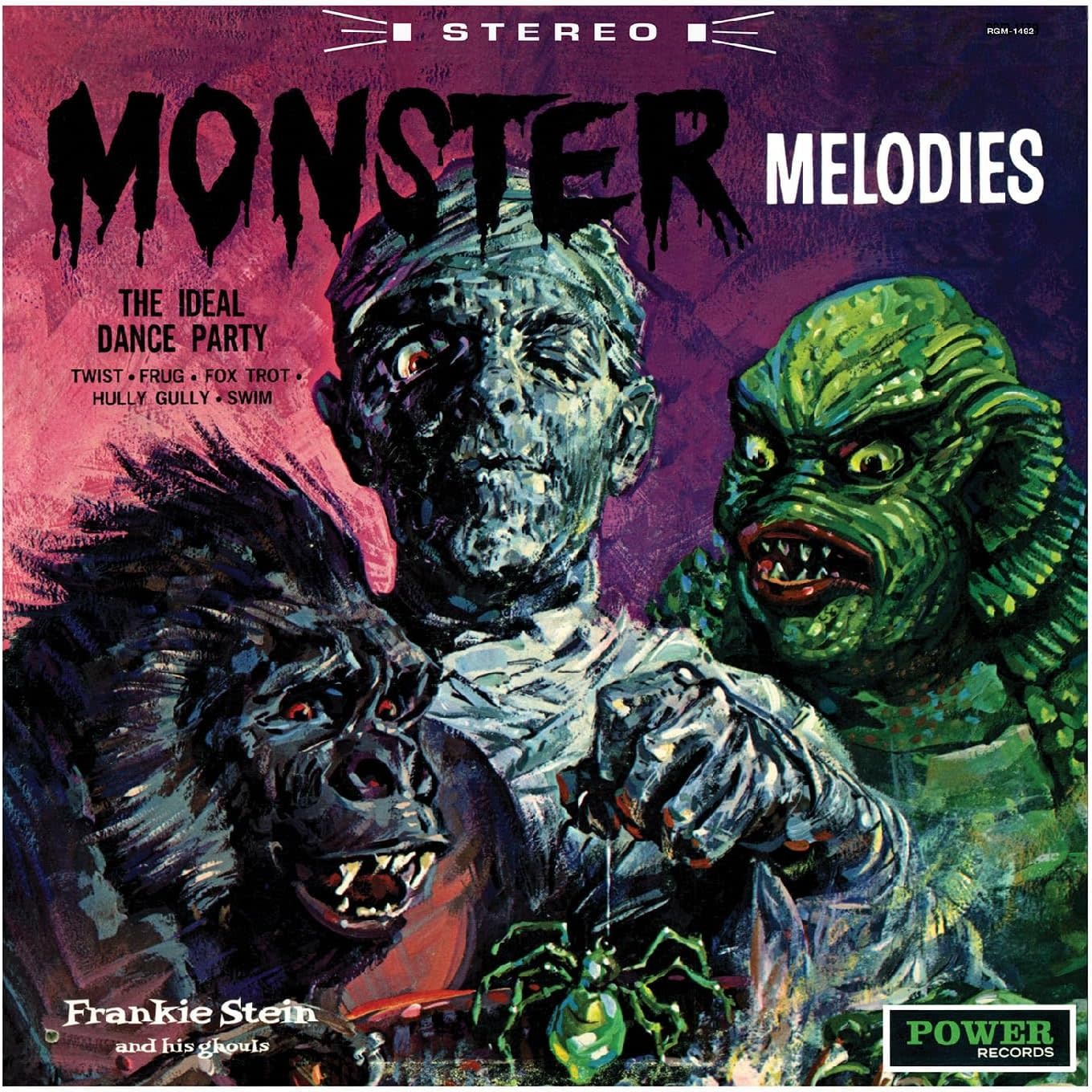 Frankie Stein And His Ghouls – Monster Melodies LP (2024 Reissue, Radioactive Green Vinyl)