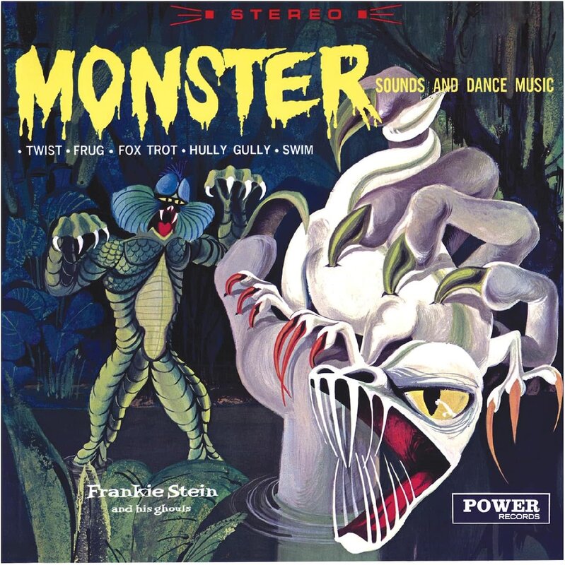 Frankie Stein And His Ghouls – Monster Sounds And Dance Music LP (2024 Reissue, Coke Clear With Yellow "Serpentine" Swirl Vinyl)