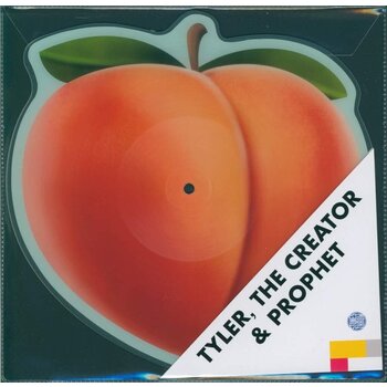 Tyler, The Creator & Prophet – Peach Fuzz / Wanna Be Your Man 10" (2021, Peach Shaped Picture Disc, Stones Throw Records)