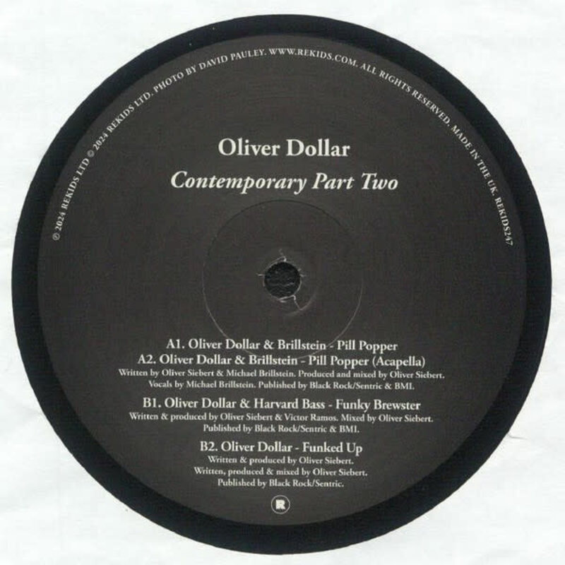 Oliver Dollar – Contemporary Part Two 12" (2024, REKIDS)