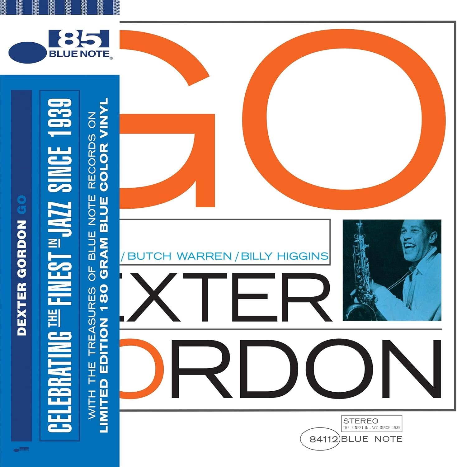 Dexter Gordon – Go! LP (2024 Reissue, Blue Vinyl, Blue Note 85 Series)