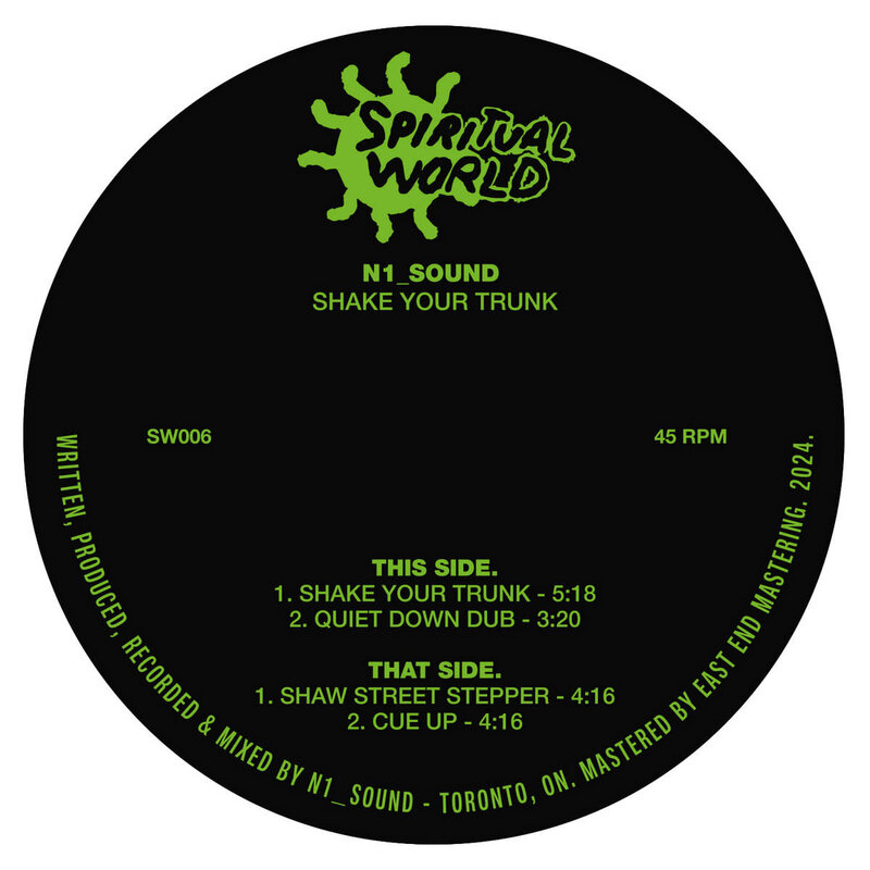 N1_SOUND - Shake Your Trunk 12" (2024, Spiritual World)