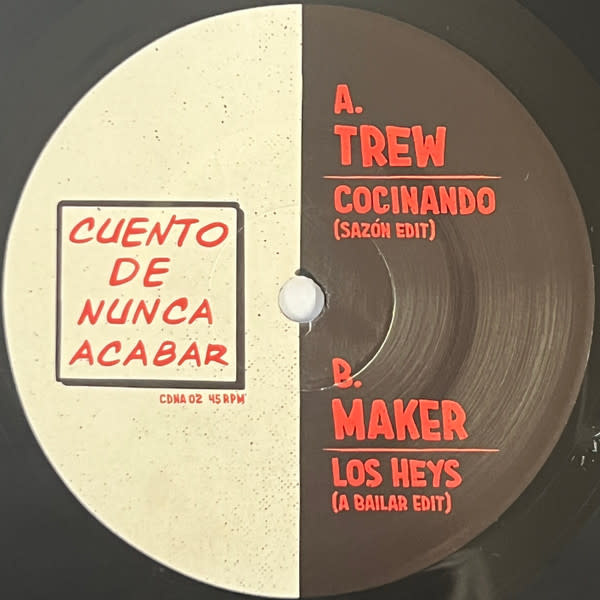 Trew, Maker – Trew + Maker Edits 7" (2023, Cuento De Nunca Acabar)