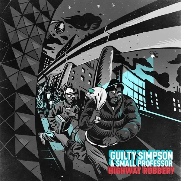 Guilty Simpson & Small Professor - Highway Robbery LP (2024 Reissue), Ghostly Teal, RSD Indie Essential