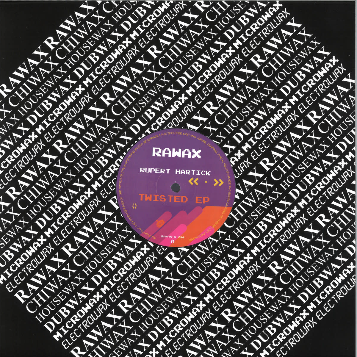 Rupert Hartick – Twisted EP 12" (2024, Rawax)
