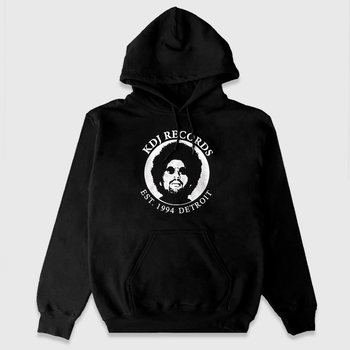 (Official) KDJ Record (MOODYMANN) Label Logo Hoodie [BLACK]