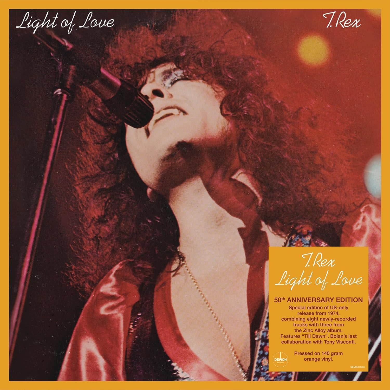 T. Rex – Light Of Love LP (2024 Reissue, 50th Anniversary Edition, Orange Vinyl)