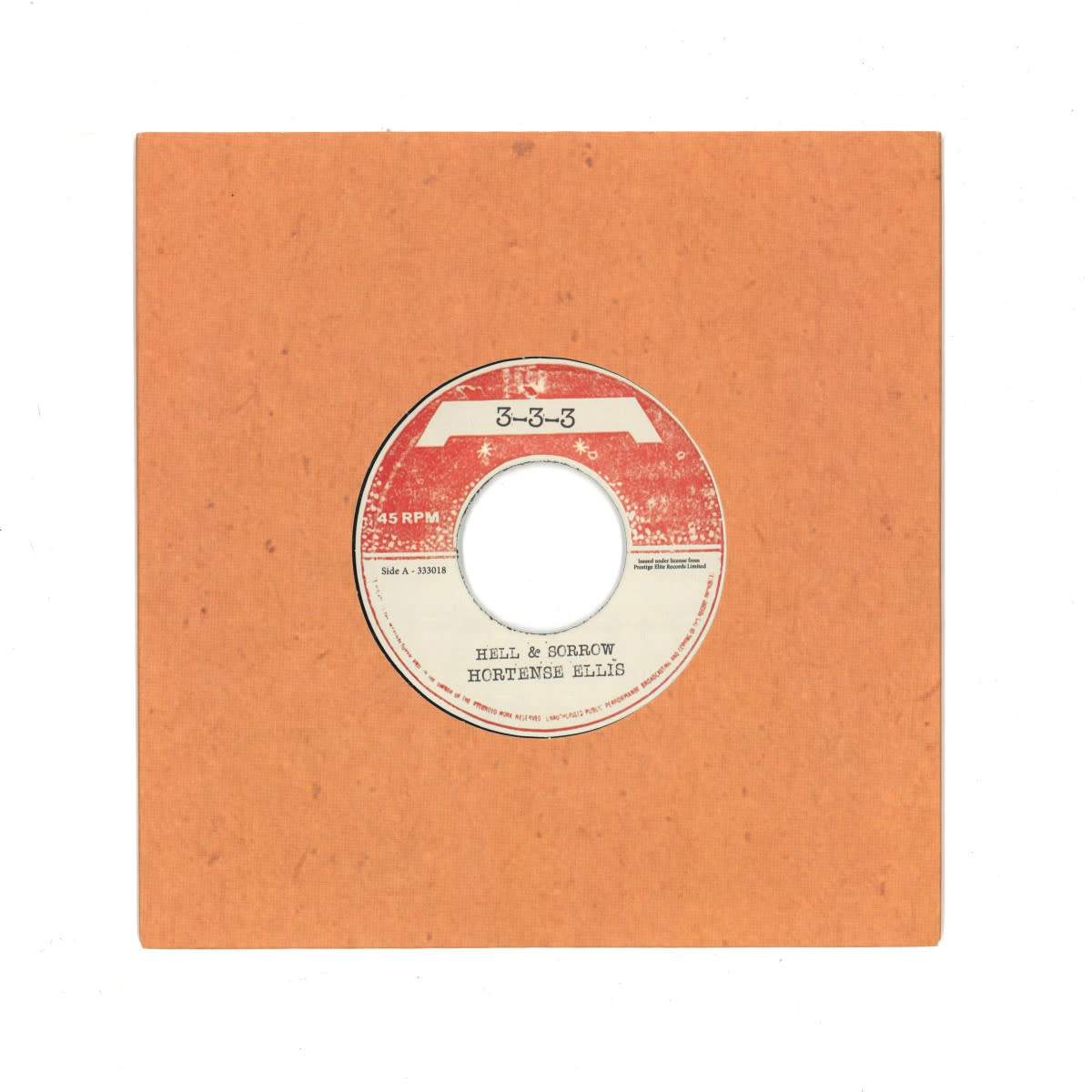 Hortense Ellis – Hell And Sorrow 7" (2024 Reissue, 333)