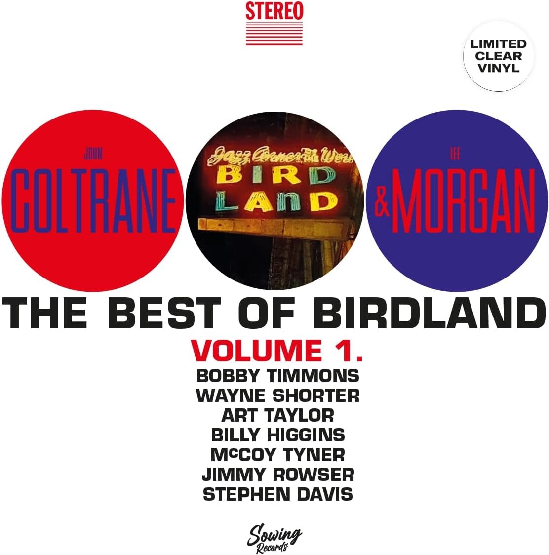 John Coltrane & Lee Morgan - Best Of Birdland Vol. 1 LP (2024 Reissue, Sowing Records, Clear Vinyl)