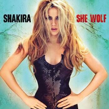 Shakira – She Wolf 2LP (2024 Reissue, Sea Glass with Turquoise Swirls Vinyl)
