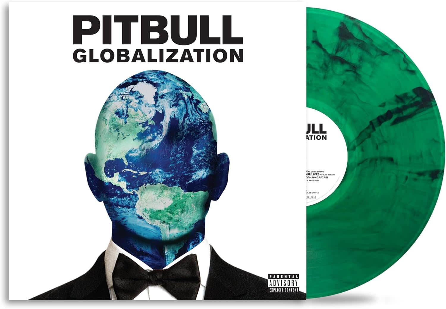 Pitbull – Globalization LP (2024 Reissue, Translucent Green w/ Black Swirls Coloured Vinyl)