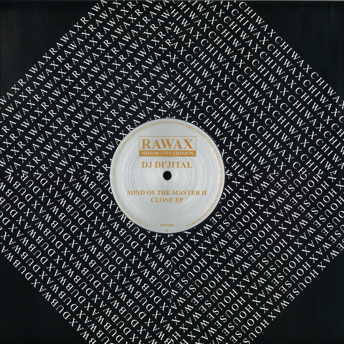 DJ Di'jital – Mind Of The Master II - Clone EP 12" (2016 Reissue, Rawax Motor City Edition)