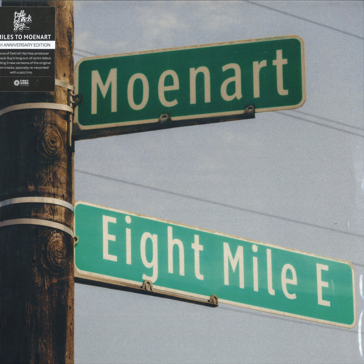 Tall Black Guy – 8 Miles To Moenart LP (2024 Reissue, First Word Records)