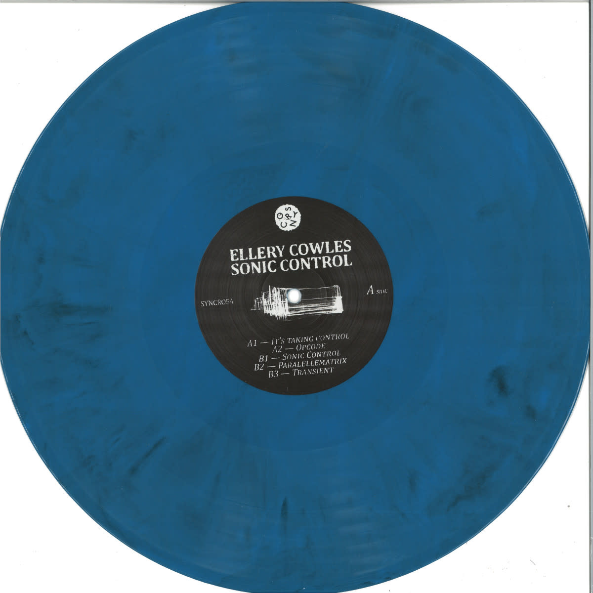 Ellery Cowles – Sonic Control 12" (2024 Reissue, Blue Marble Vinyl, Syncrophone Recordings)