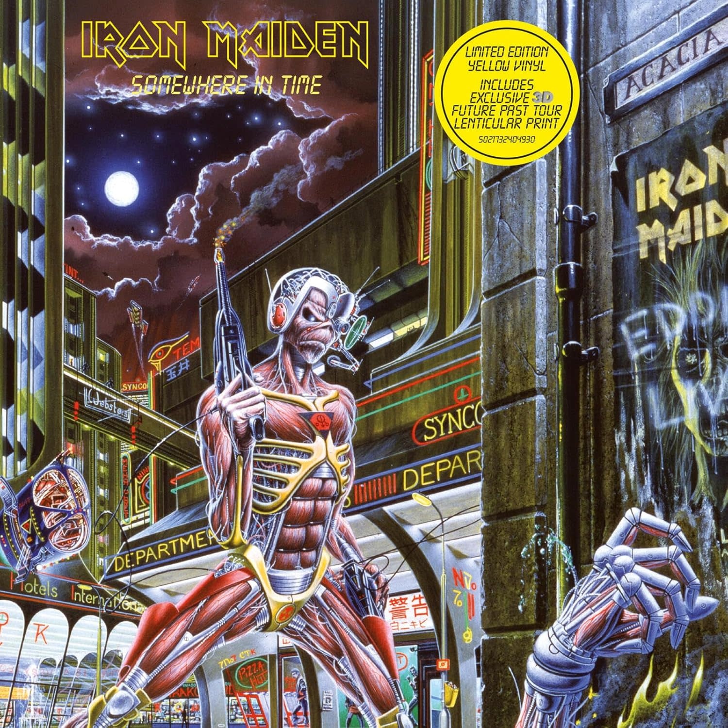 Iron Maiden – Somewhere in Time LP (2024 Reissue, Yellow Vinyl, Parlophone)
