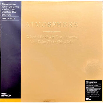 Atmosphere - When Life Gives You Lemons, You Paint That Shit Gold 2LP (2024 Reissue, 15th Anniversary Edition, Vinyl Me, Please. Rap & Hip Hop Series)