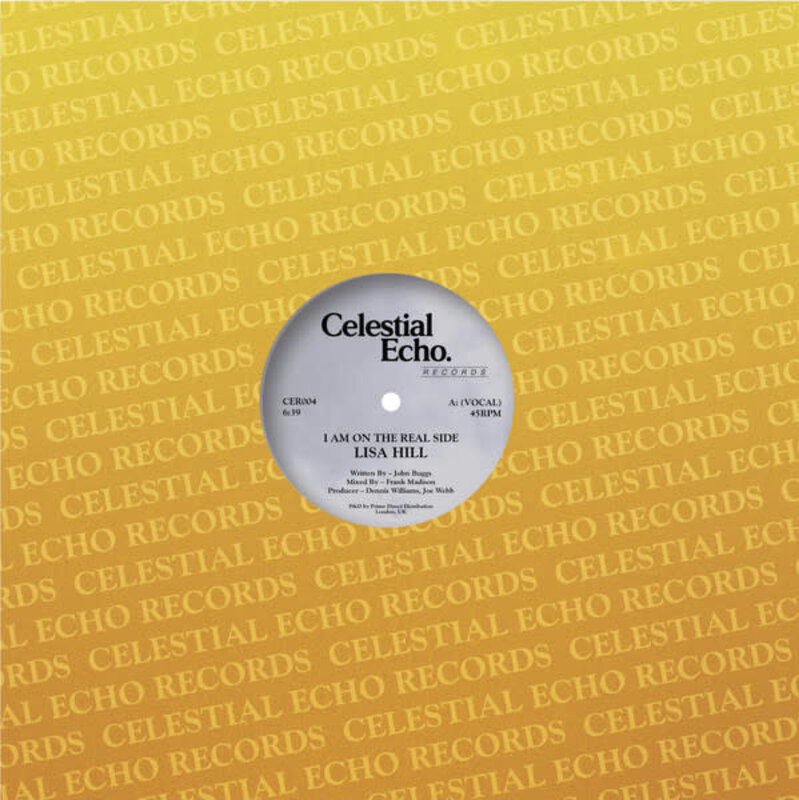 Lisa Hill – I Am On The Real Side 12" (2024 Reissue, Celestial Echo)