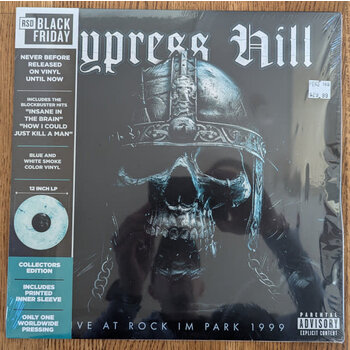 Cypress Hill - At Rock IM Park 1999 LP [RSDBF2024], Limited 2000, Blue/White Smoke Vinyl