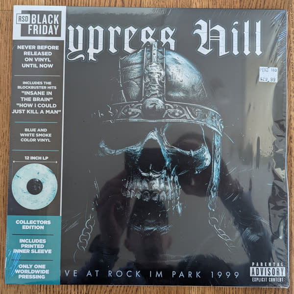 Cypress Hill - At Rock IM Park 1999 LP [RSDBF2024], Limited 2000, Blue/White Smoke Vinyl