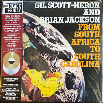 Gil Scott-Heron & Brian Jackson - From South Africa To South Carolina 2LP [RSDBF2024], Limited 3000, Gold And White