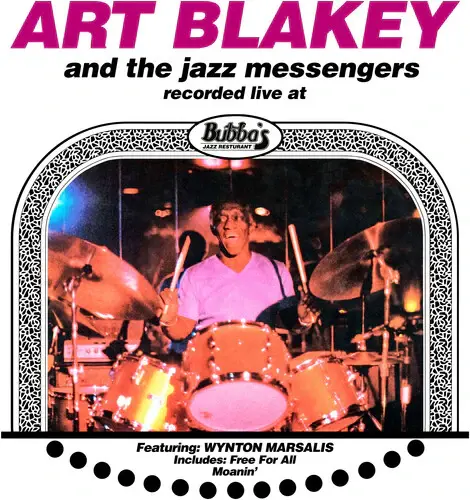 Art Blakey and The Jazz Messengers - Live At Bubba's 1980 LP [RSDBF2024], Clear Violet Vinyl