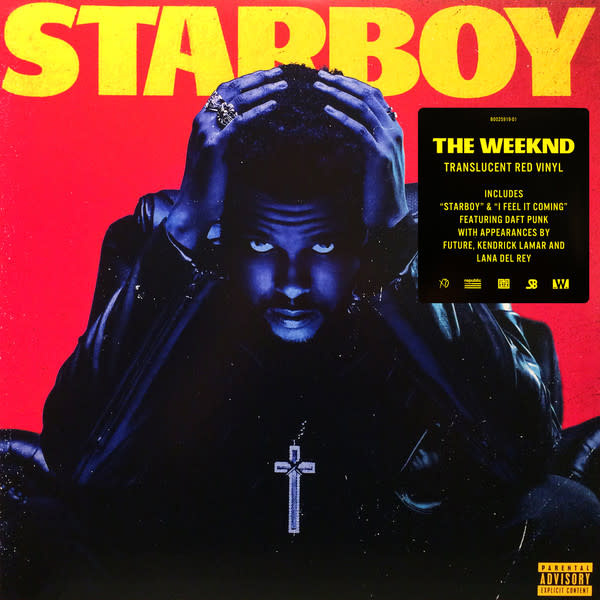 The Weeknd - Starboy 2LP (2017, Red Vinyl, XO)