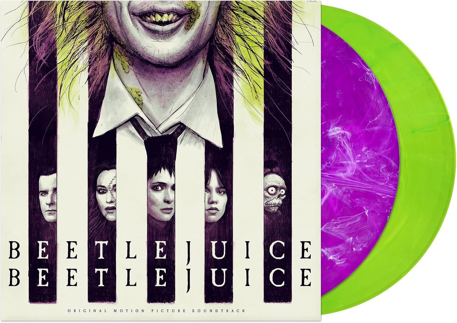 Various – Beetlejuice Beetlejuice 2LP (2024, Beetlejuice Splatter Vinyl, Waxwork Records)
