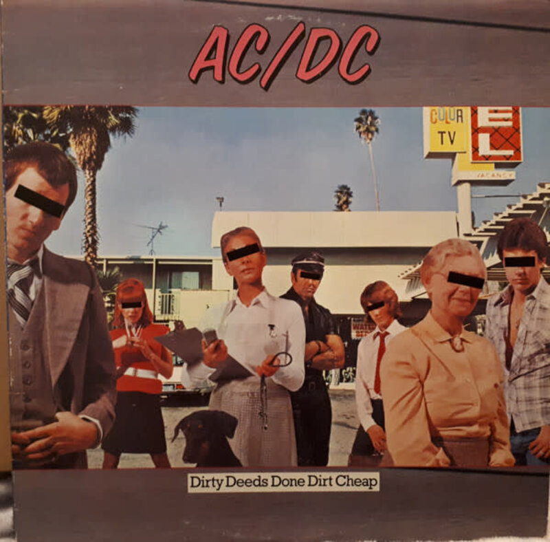 (VINTAGE) AC/DC - Dirty Deeds Done Dirt Cheap LP [Cover:VG,Disc:VG+](1981,Canada), Quality Records Pressing