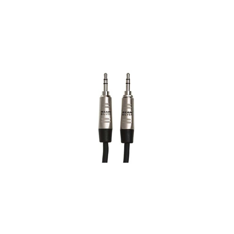 HOSA [HMM-005] *PRO Series* REAN Stereo Interconnect 3.5mm TRS to SAME (AUX to AUX) *5ft*