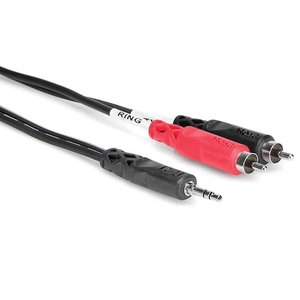HOSA [CMR-203] Stereo Breakout 3.5mm TRS to DUAL RCA (AUX to RCA DUAL male) *3ft*