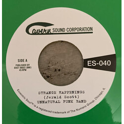 Unnatural Funk Band – Strange Happenings / Living In The Past 7" (2024 Reissue, Grass Green Vinyl, Numero Group Eccentric Soul 45s)