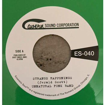 Unnatural Funk Band – Strange Happenings / Living In The Past 7" (2024 Reissue, Grass Green Vinyl, Numero Group Eccentric Soul 45s)