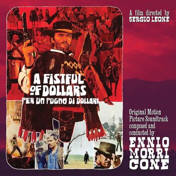 Ennio Morricone – A Fistful Of Dollars = Per Un Pugno Di Dollari (Original Motion Picture Soundtrack) LP (2024 Reissue, Red Canyon Coloured Vinyl)