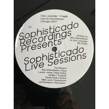 Vick Lavender - Fragile (Live) 1-Sided 12"